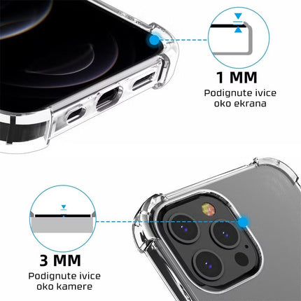 Maska za iPhone 17 Pro 6.3 Transparent Ice Cube