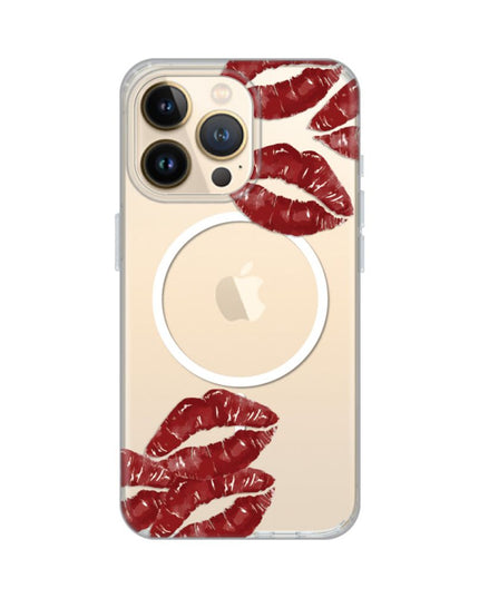 Maska za iPhone 13 Pro 6.1 Kisses Print Magsafe