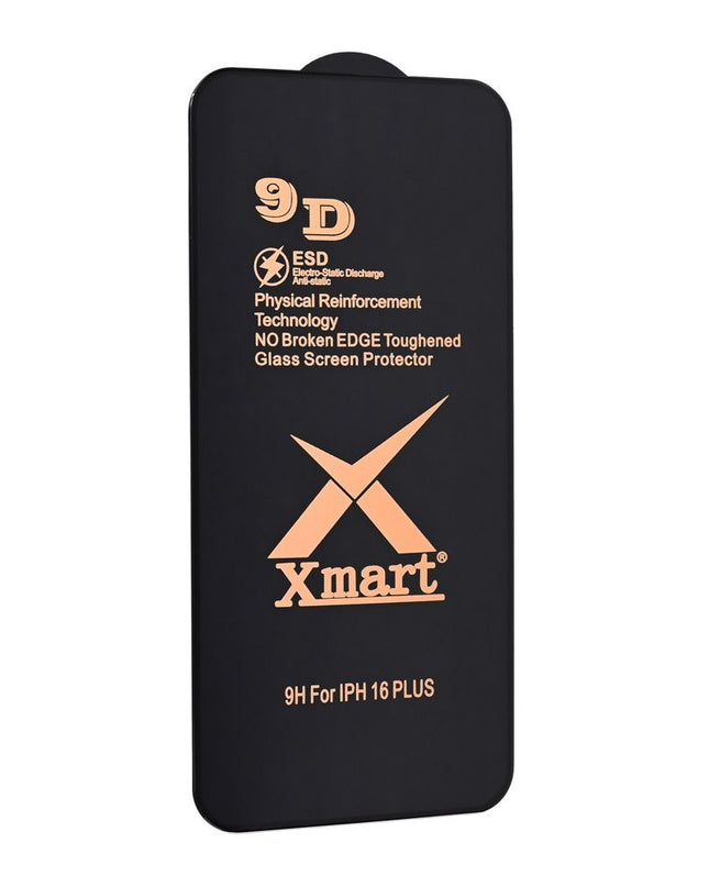 Zastitno Staklo Tempered glass X mart 9D za iPhone 16 Plus 6.7