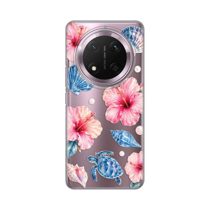 Maska za Honor Magic 7 Lite Hibiscus Sea Silikonska Print Skin