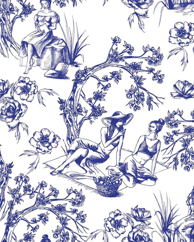 Maska za Iphone 14 Pro Max 6.7 plava CASE&ME sa maramom