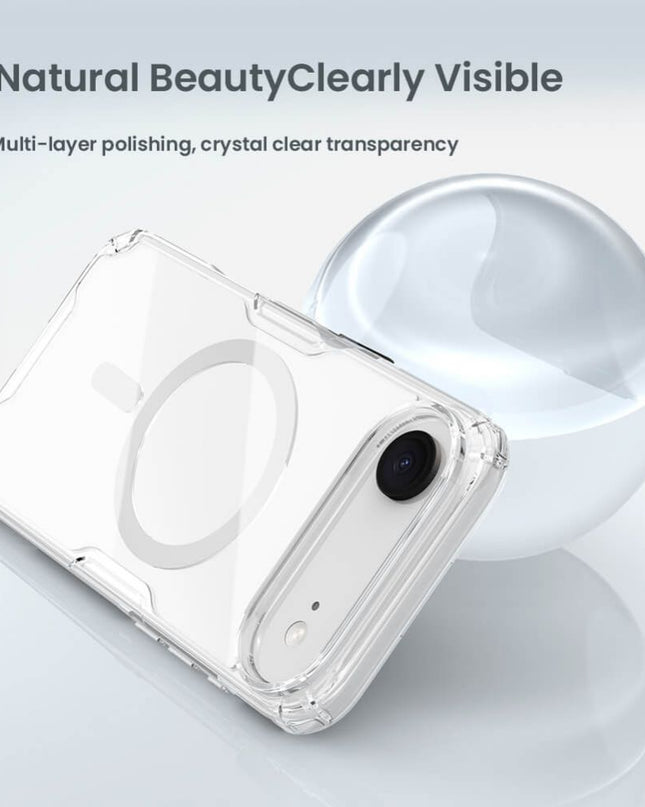 Maska za iPhone 17 Air 6.6 transparent Nillkin Nature Pro Magnetic