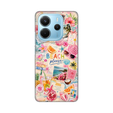 Maska za Xiaomi Redmi Note 14 4G (SRB) Beach Please Silikonska Print Skin