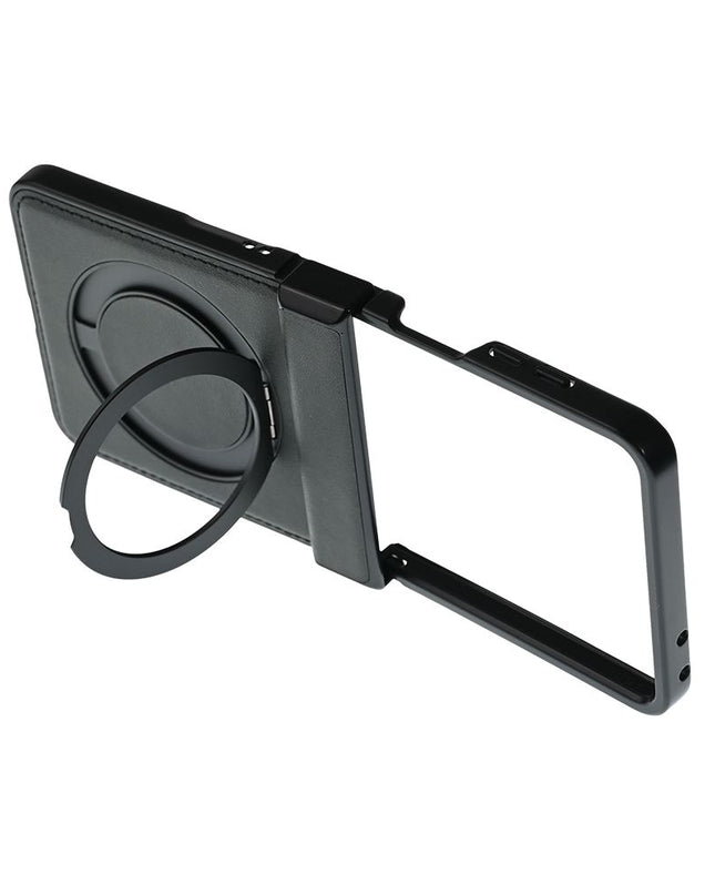 Maska za Samsung F776B Galaxy Z Flip 8 crna Hanman Magsafe Stand ORG