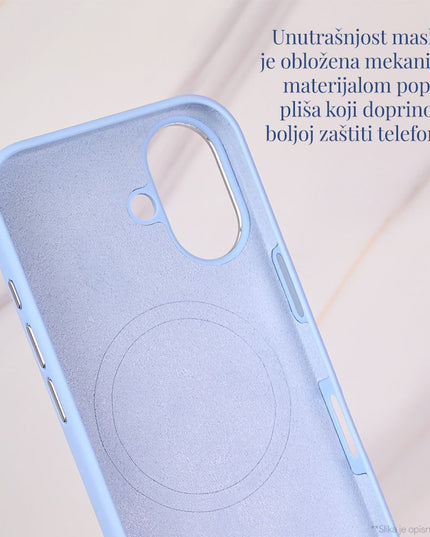Maska Magsafe Matte Color iPhone 13 6.1 roze