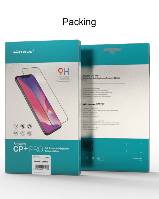Zastitno staklo Tempered Glass Nillkin CP+ Pro za iPhone 13/13 Pro/14/16e/17e 6.1 crni