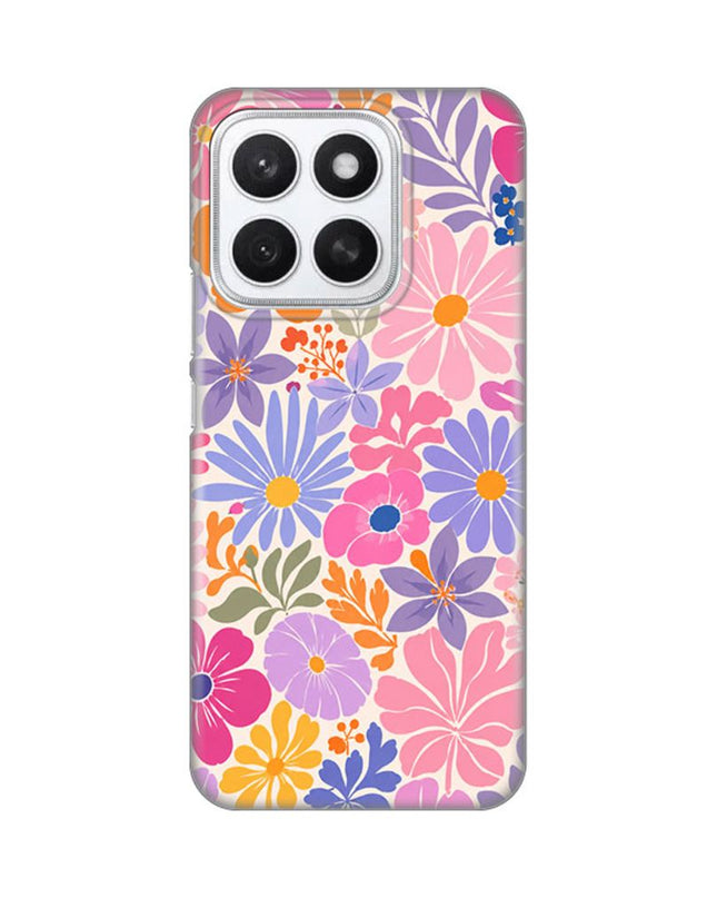 Maska za Honor X8c Sunny Petals Silikonska Print