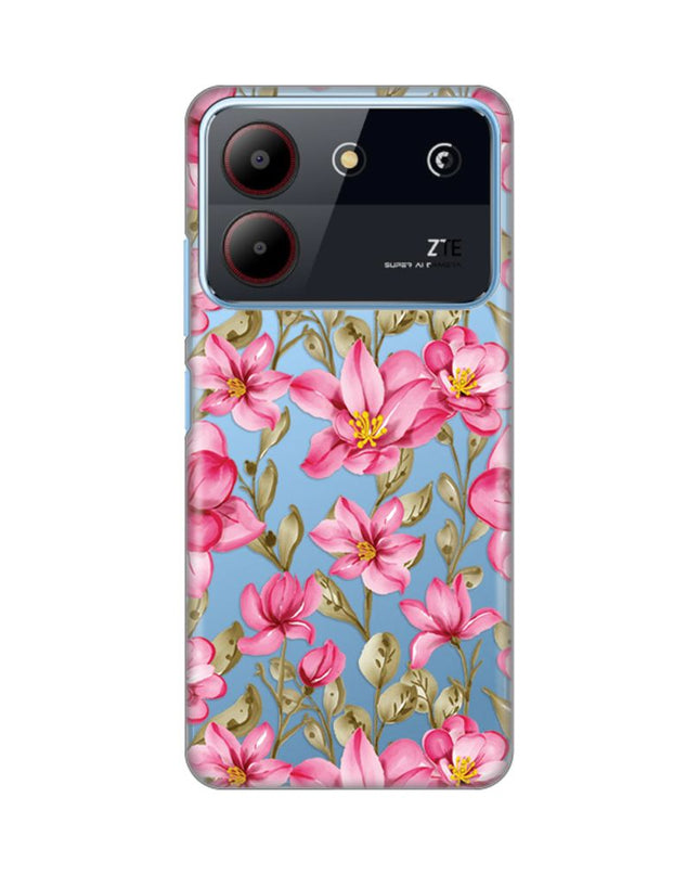 Maska za ZTE Blade A54 Magnolia Silikonska Print