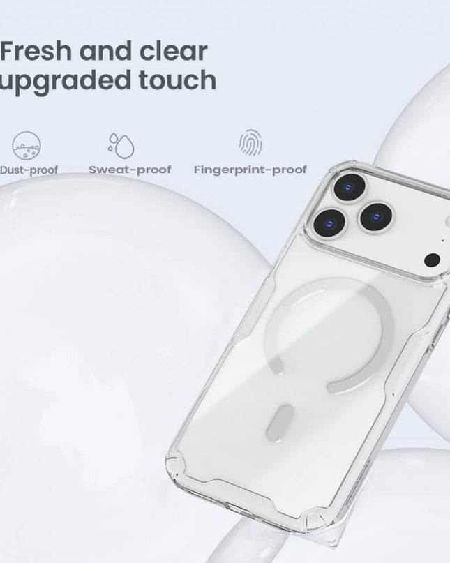 Maska za iPhone 17 Pro Max 6.9 transparent Nillkin Nature Pro Magnetic
