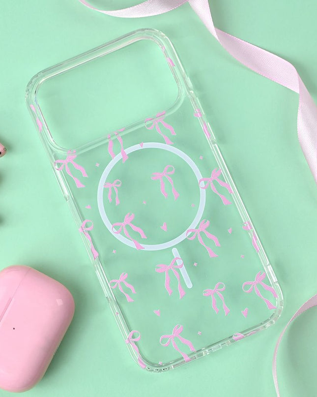 Maska za iPhone 17 Pro Max 6.9 Cute Bow Print Magsafe
