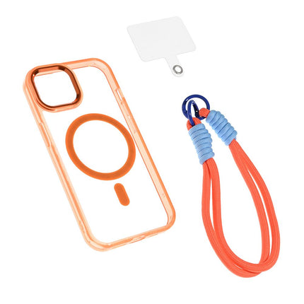 Maska za iPhone 15 6.1 narandzasta Magsafe Loop