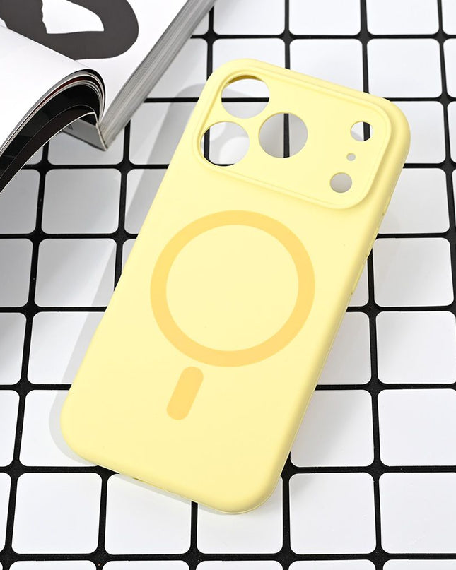 Maska za iPhone 17 Pro 6.3 zuta Magsafe Pure color