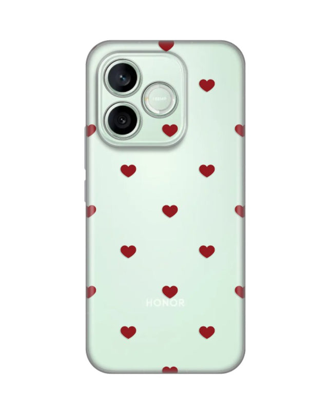 Maska za Honor 600 Lite Red Hearts Silikonska Print