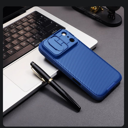 Maska za iPhone 17 Pro 6.3 plava Nillkin CamShield Pro
