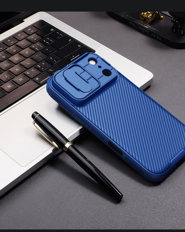 Maska za iPhone 17 Pro 6.3 plava Nillkin CamShield Pro