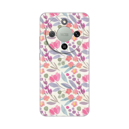 Maska za Honor Magic 8 Lite Watercolor Flowers Silikonska Print