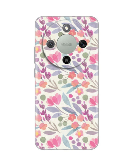 Maska za Honor Magic 8 Lite Watercolor Flowers Silikonska Print