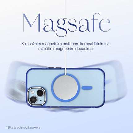Maska za iPhone 17 Pro 6.3 crna Magsafe Color Pop