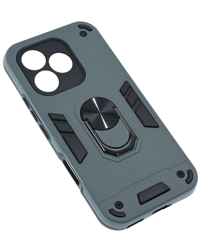 Maska za Honor 600 Lite tamno siva Hard Ring