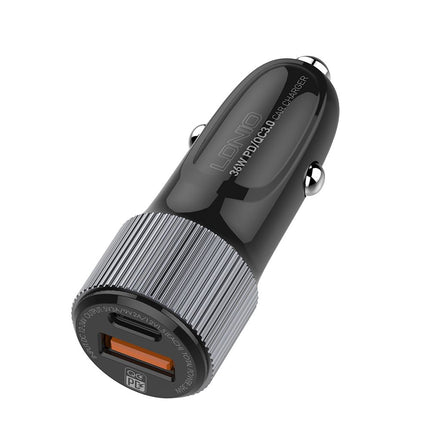 Auto punjac LDNIO C510Q PD/QC3.0 36W sa Type C kablom