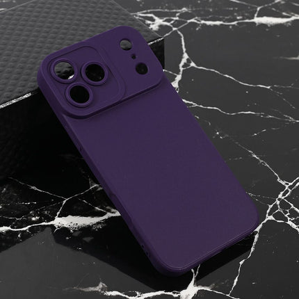 Maska za iPhone 17 Pro Max 6.9 mat tamno ljubicasta Teracell Giulietta