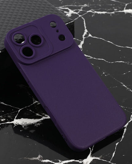 Maska za iPhone 17 Pro Max 6.9 mat tamno ljubicasta Teracell Giulietta