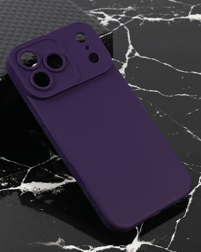 Maska za iPhone 17 Pro Max 6.9 mat tamno ljubicasta Teracell Giulietta