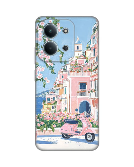 Maska za Xiaomi Redmi 15C 4G Pink Italy Silikonska Print