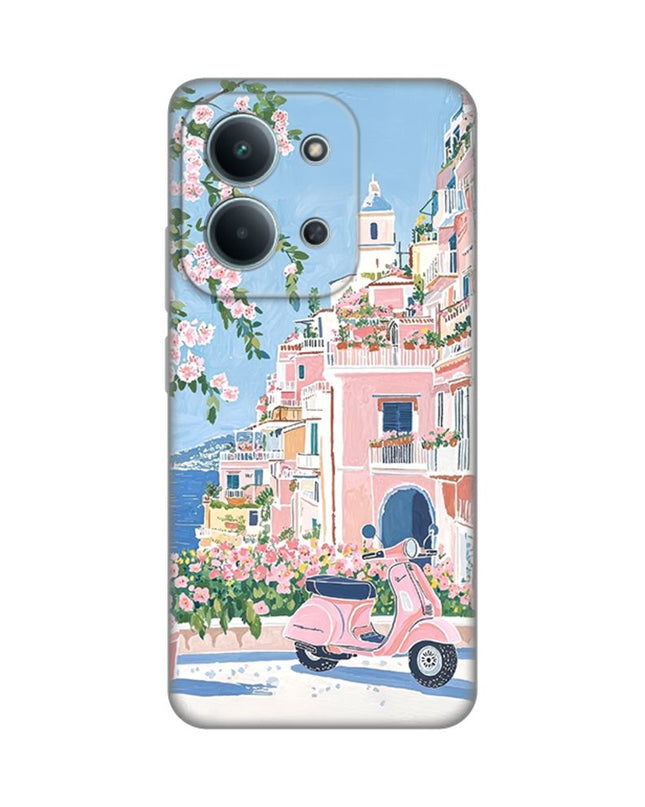 Maska za Xiaomi Redmi 15C 4G Pink Italy Silikonska Print