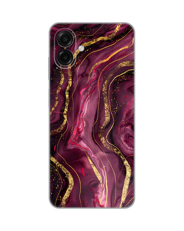Maska za Samsung A075F Galaxy A07 Burgundy Silikonska Print
