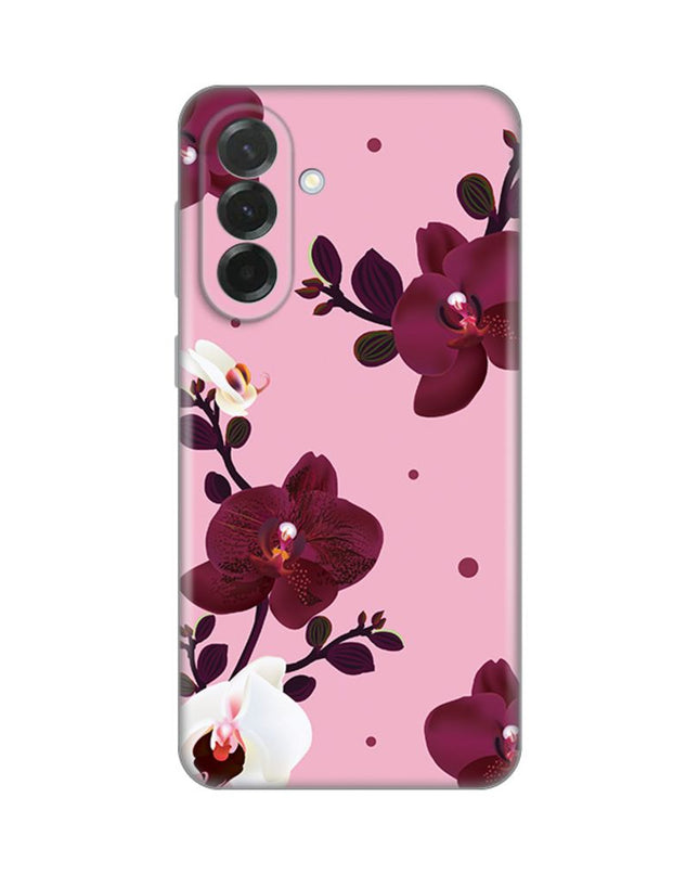 Maska za Samsung A376B Galaxy A37 5G Pink Orchid Silikonska Print Skin