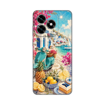 Maska za Honor X5c Plus Summer in Greece Silikonska Print Skin