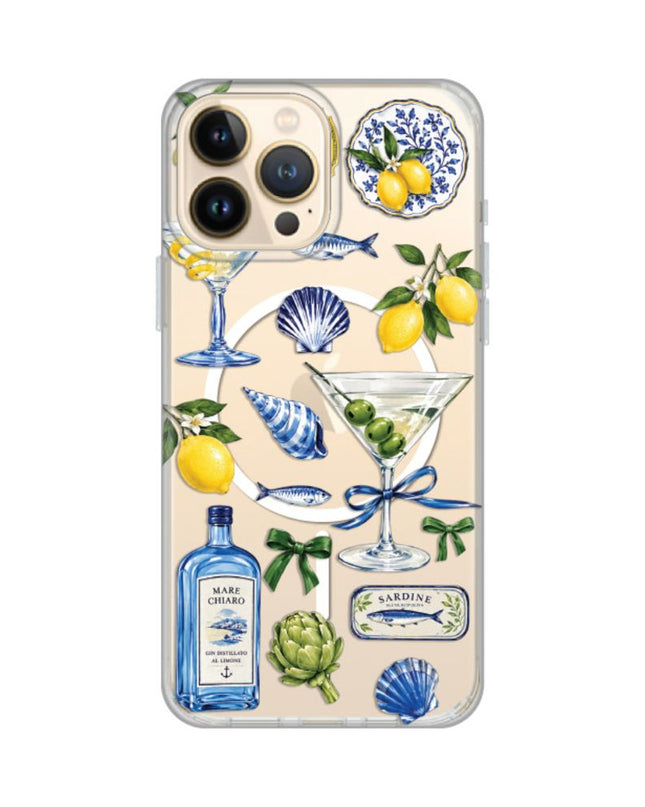 Maska za iPhone 13 Pro Max 6.7 Mediterranean Martini Print Magsafe