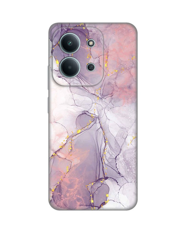 Maska za Xiaomi Redmi 15C 4G Pink Marble Silikonska Print