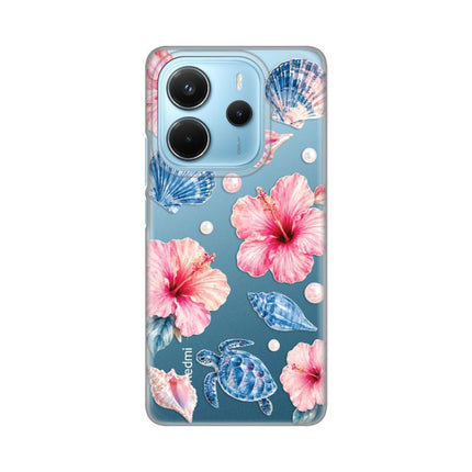Maska za Xiaomi Redmi Note 14 4G (SRB) Hibiscus Sea Silikonska Print Skin
