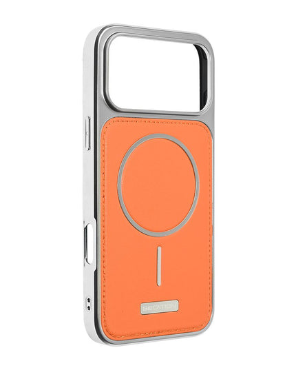 Maska za iPhone 17 Pro Max 6.9 narandzasta Magsafe Urban Leather