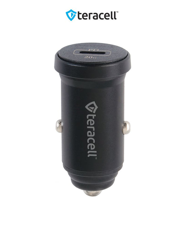 Auto punjac Teracell Evolution TC-12 PD 20W crni sa PD Lightning kablom crni