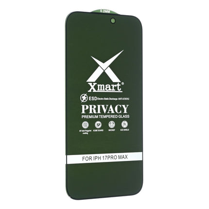 Zastitno staklo Tempered glass X mart 9D Privacy za iPhone 17 Pro Max 6.9