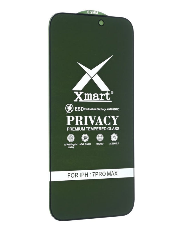 Zastitno staklo Tempered glass X mart 9D Privacy za iPhone 17 Pro Max 6.9