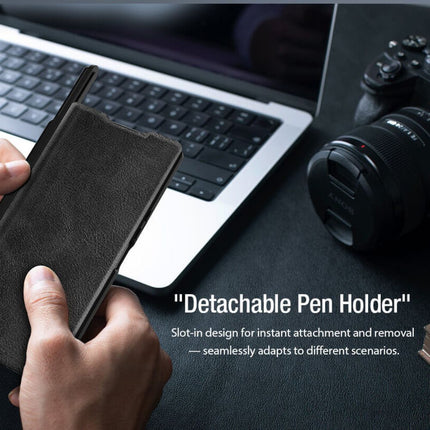 Maska za Samsung F966B Galaxy Z Fold 7 crna (with pen) Nillkin Qin Pro Leather