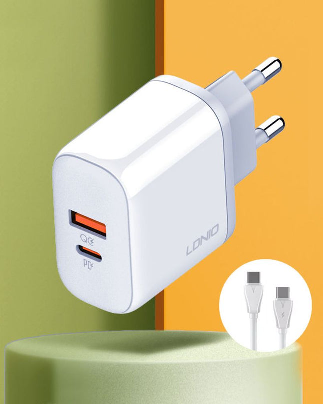 Kucni punjac LDNIO A2526C PD, QC4+, QC3.0, PPS 45W Type C na Type C