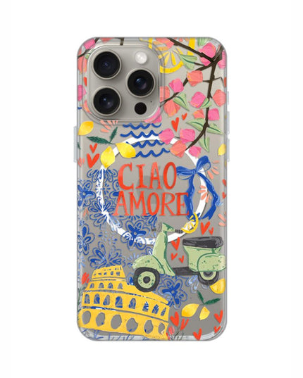 Maska za iPhone 15 Pro Max 6.7 Ciao Amore Print Magsafe