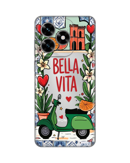 Maska za Honor X5c Plus Bella Vita Silikonska Print Skin