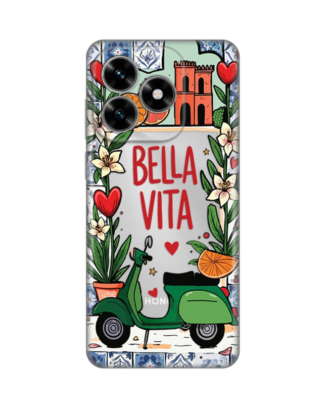 Maska za Honor X5c Plus Bella Vita Silikonska Print Skin