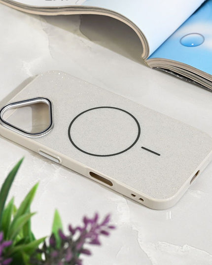 Maska Magsafe Sparkle Dust za iPhone 17 6.3 srebrna
