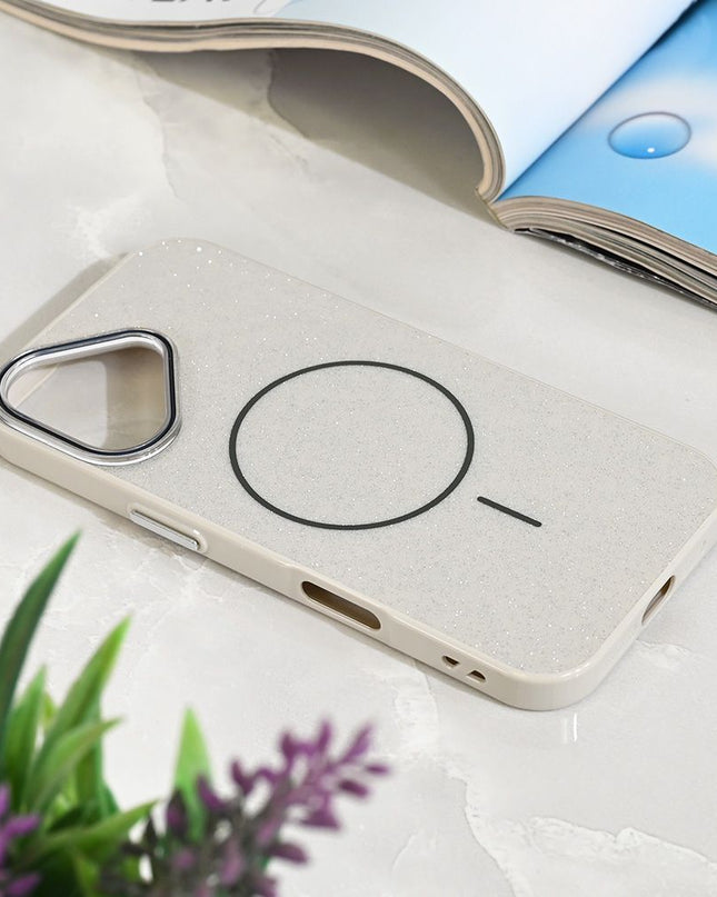 Maska Magsafe Sparkle Dust za iPhone 17 6.3 srebrna