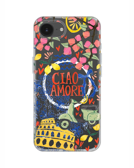 Maska za iPhone 16e/17e 6.1 Ciao Amore Print Magsafe