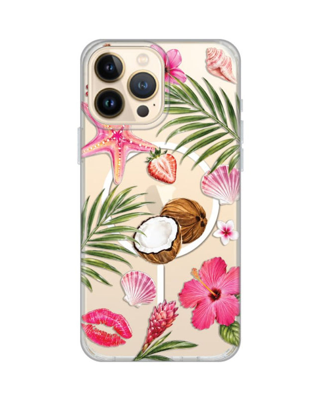 Maska za iPhone 13 Pro Max 6.7 Coconut Paradise Print Magsafe
