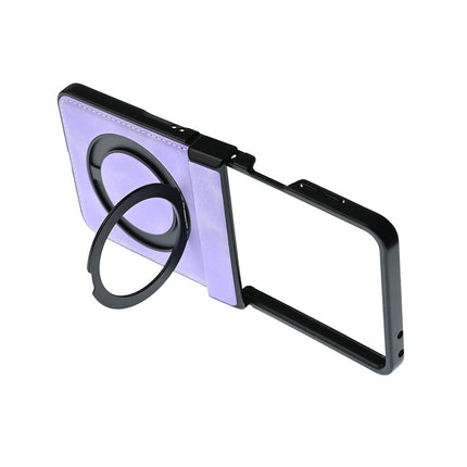 Maska za Samsung F776B Galaxy Z Flip 8 ljubicasta Hanman Magsafe Stand ORG