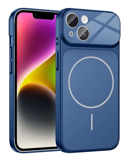 Maska za iPhone 15 6.1 plava Magsafe LookLike